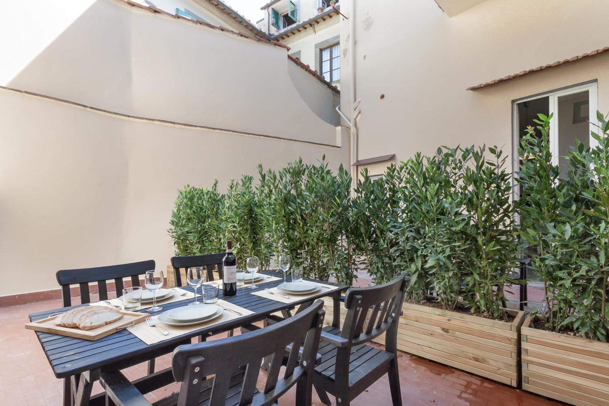 Apartments Florence-Taddea Terrace Exterior photo